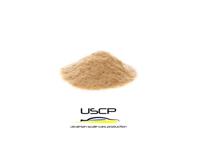 Flocking powder, mustard beige 1:0 USCP Model