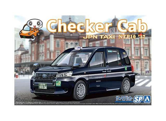 2017 TOYOTA NTP10 JPN TAXI CHECKER CAB, plastic modelkit* 1:24 Aoshima Model