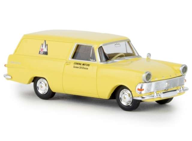 Opel P2 *GM Suisse*, yellow 1:87 Brekina Model