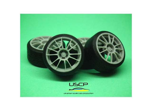 18 inch OZ Ultraleggera with stance tires 1:24 USCP Model