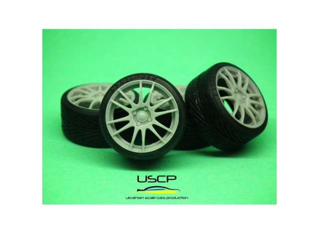 17 inch Alutec Monstr with stance tires 1:24 USCP Model