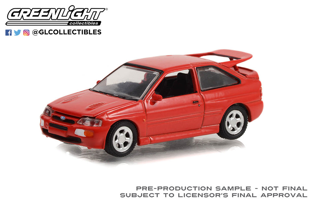 1995 Ford Escort RS Cosworth Red Hobby Exclusive 1:64 GreenLight Model Car