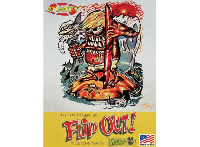 Fred Flypogger as Flip Out Stanley Mouse, plastic modelkit Atlantis Model