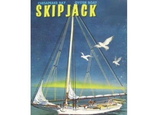 Chesapeake Bay Skipjack Oyster Boat, plastic modelkit 1:502 Atlantis Model