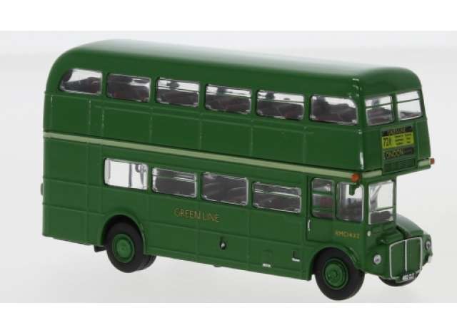 1960 Greenline AEC Routemaster Doppeldecker, green 1:87 Brekina Model
