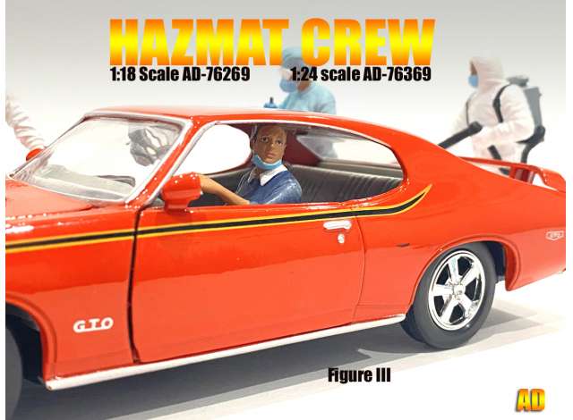 Hazmat Crew Figure III 1:24 American Diorama Model