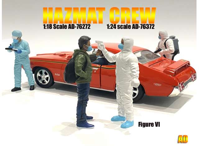 Hazmat Crew Figure VI 1:24 American Diorama Model