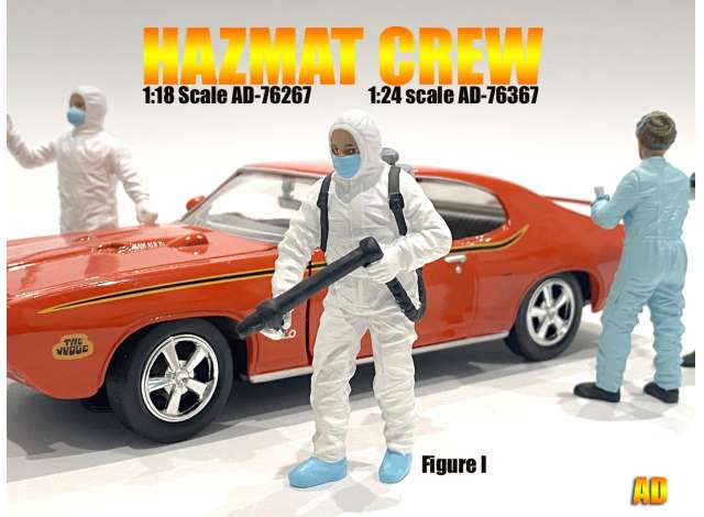 Hazmat Crew Figure I 1:18 American Diorama Model
