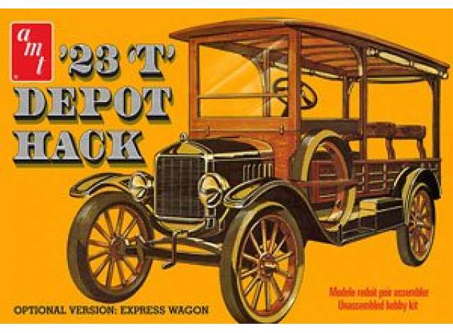 1923 Ford T Depot Hack, plastic modelkit 1:25 AMT Model