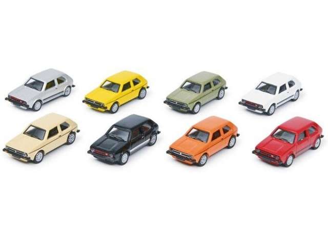 Available To Order – Volkswagen Golf mkI 8 piece set 1:87 Schuco Model (SCHUCO26603)