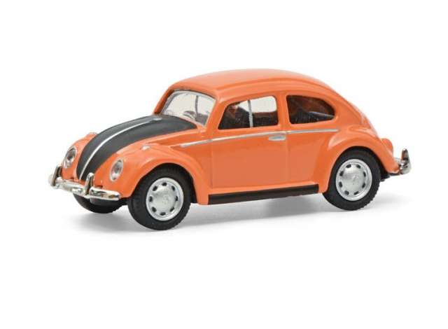 Available To Order – Volksagen Beetle, orange/black 1:87 Schuco Model (SCHUCO26628)
