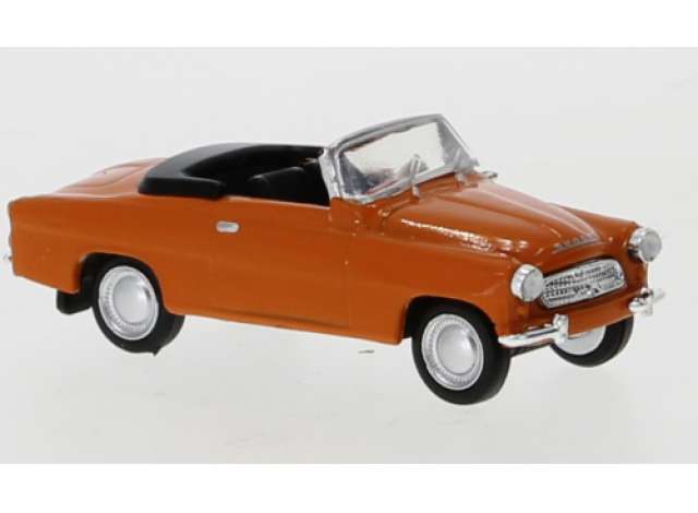 1959 Skoda Felicia, orange 1:87 Brekina Model