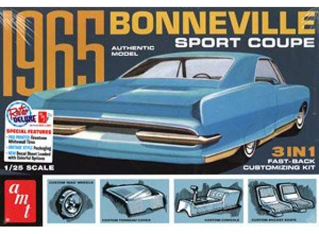 1965 Pontiac Bonneville, plastic modelkit 1:25 AMT Model