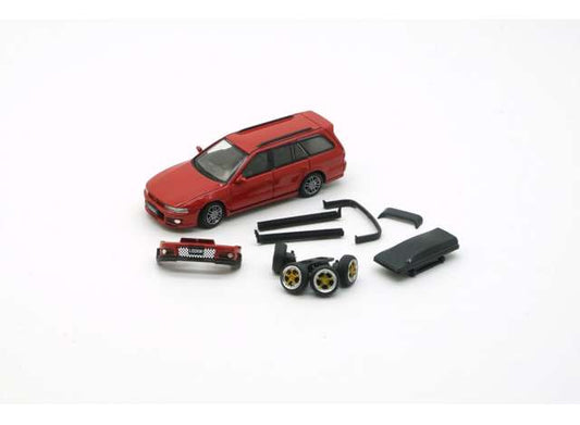 1996 Mitsubishi Legnum Vr4 RHD, red 1:64 BM Creations Model