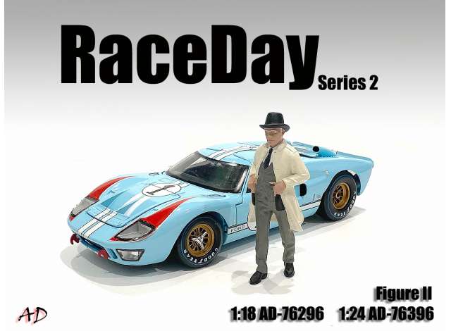 Race Day II Figure II 1:24 American Diorama Model
