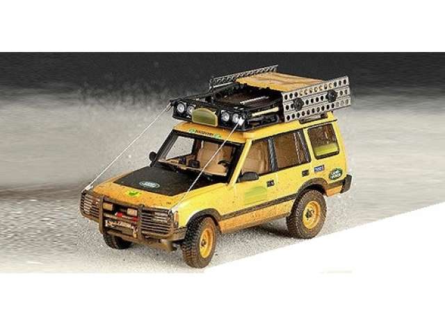 1996 Land Rover Discovery 5-door Camel Trophy Kalimantan 1996 Dirty Version, yellow 1:43 Almost Real Model