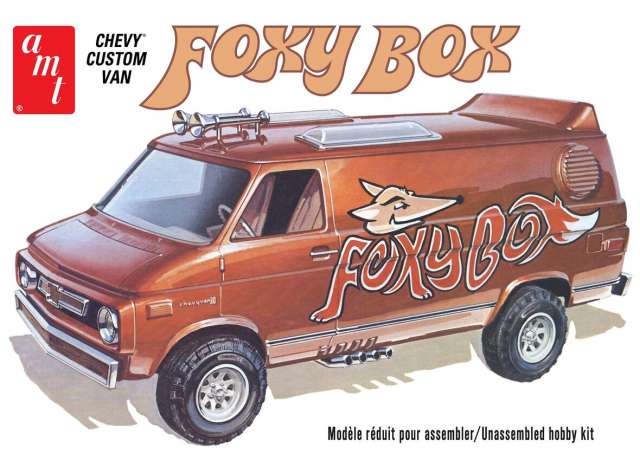 1975 Chevy Van *Foxy Box*, plastic modelkit 1:25 AMT Model