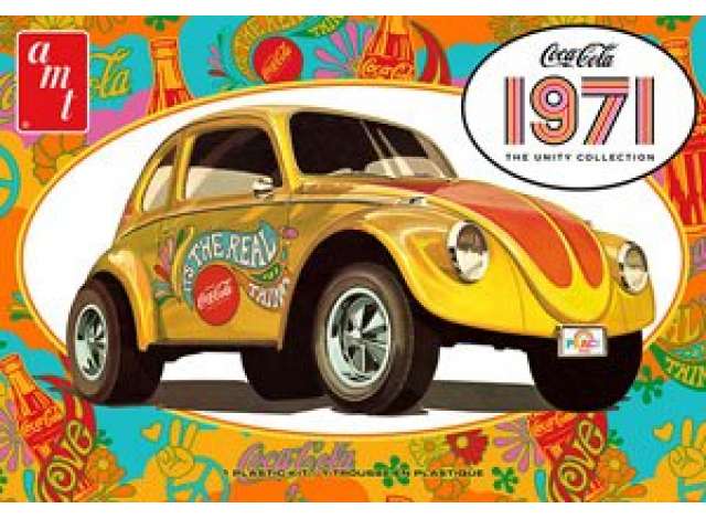 Volkswagen Superbug 1971 Unity Graphics (Coke), plastic modelkit 1:25 AMT Model
