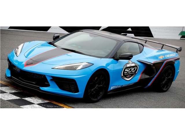 Pre-Order – 2021 Chevrolet Corvette Stingray R-Package Daytona 500 Pace Car, blue/black 1:18 Acme Diecast Model (GTUS054) – ETA. September 2026