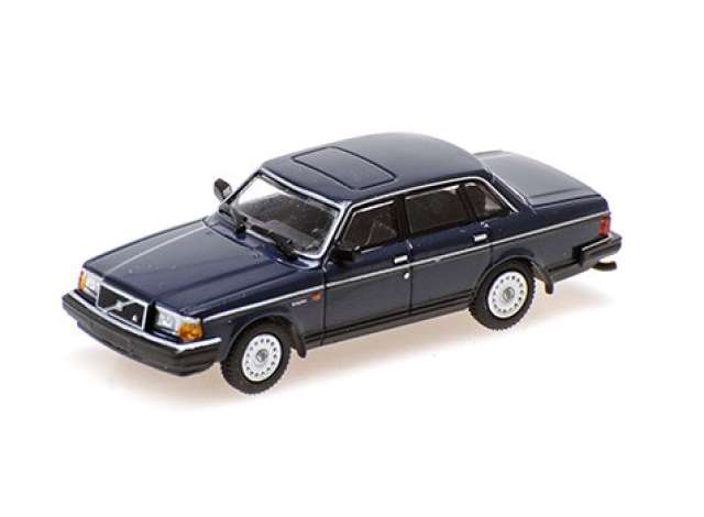 Available To Order – 1986 Volvo 240 GL, dark blue 1:87 Minichamps Model (MC870171404)