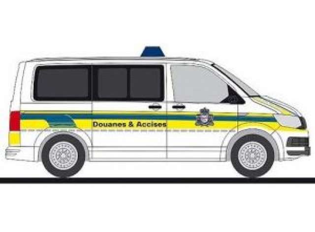 Available To Order – Volkswagen T6 Zoll (L), white/green/yellow 1:87 Rietze Model (RZ53819)
