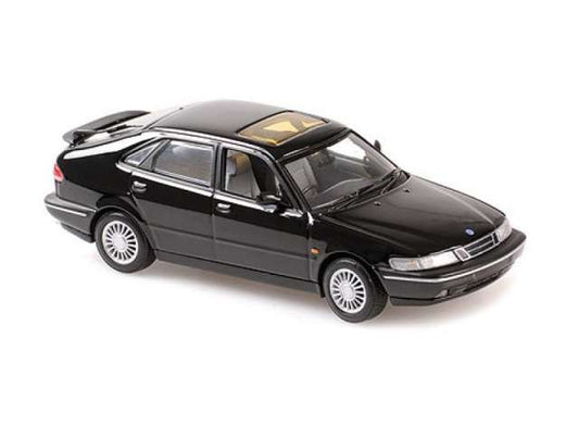 Pre-Order – 1995 Saab 900 Saloon 4-Door, black 1:43 Maxichamps Model (mc940170501) – ETA. September 2026