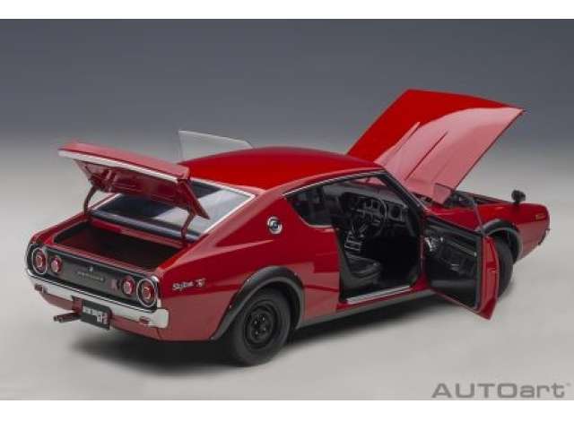 Nissan Skyline GT-R (KPGC110), red 1:18 AutoArt Model