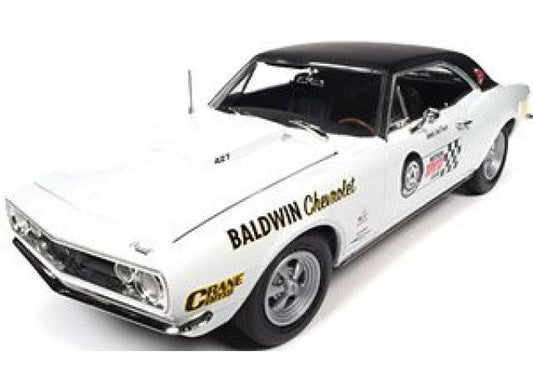 1967 Chevrolet Camaro SS (Baldwin Motion), ermine white 1:18 Auto World Model