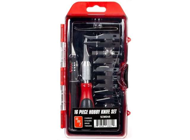 16 pc Hobby Knife Set AMT Model