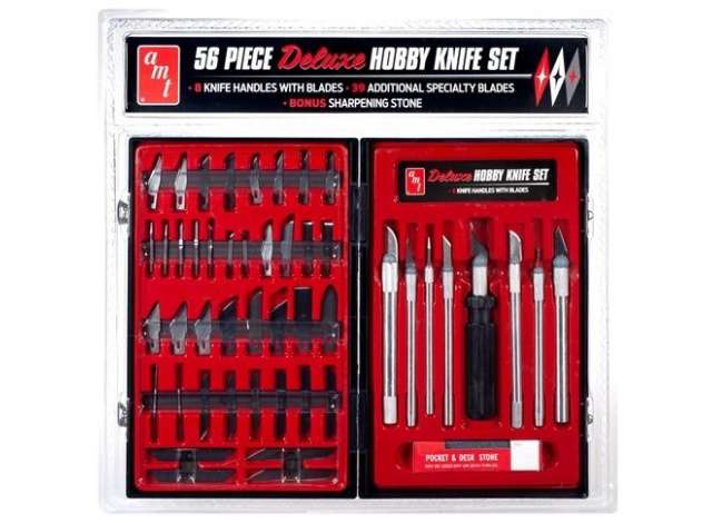 56 pc Deluxe Hobby Knife Set AMT Model
