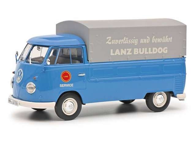Pre-Order – Volkswagen T1b, blue/grey 1:32 Schuco Model (schuco7858) – ETA. July/August 2026
