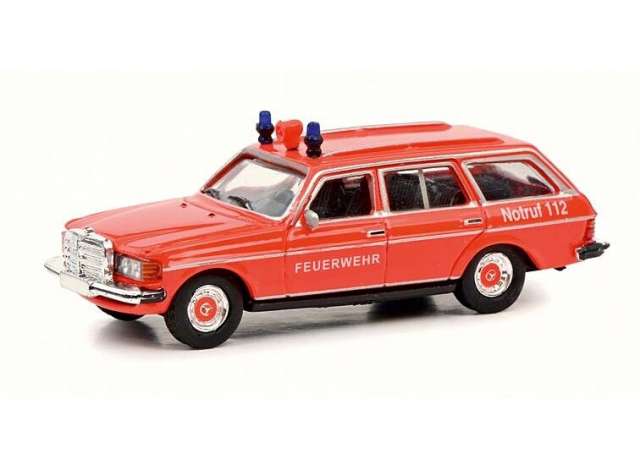 Available To Order – Mercedes Benz 240 TE *Feuerwehr*, red 1:87 Schuco Model (SCHUCO26690)