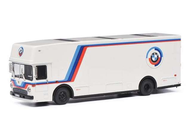 Available To Order – Mercedes Benz O317 Renntr. *BMW*, grey/white 1:87 Schuco Model (SCHUCO26681)