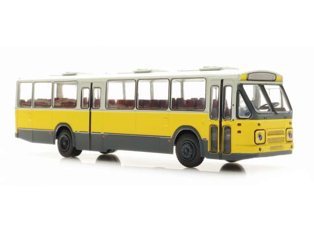 City Bus Middle Exit Unprinted Daf Front 2, yellow 1:87 Artitec, Busses, Trucks & Accessories Model