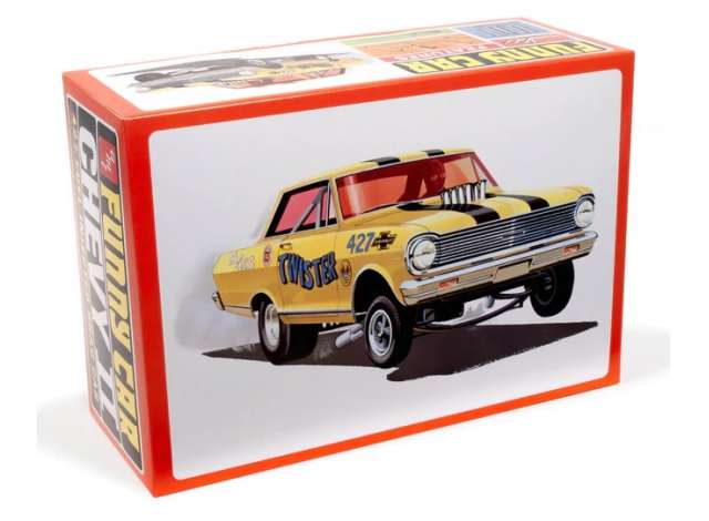 1965 Chevy II Nova AWB *Twister*, plastic modelkit 1:25 AMT Model