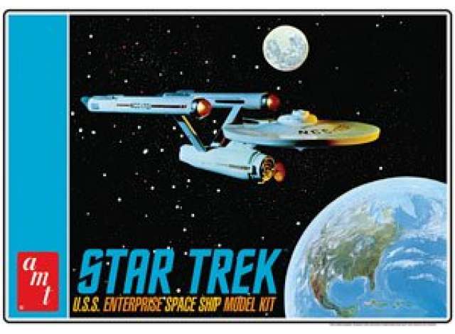 Star Trek Classic U.S.S Enterprise, plastic modelkit 1:650 AMT Model