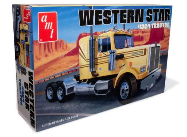 Western Star 4964 Tractor, plastic modelkit 1:25 AMT Model