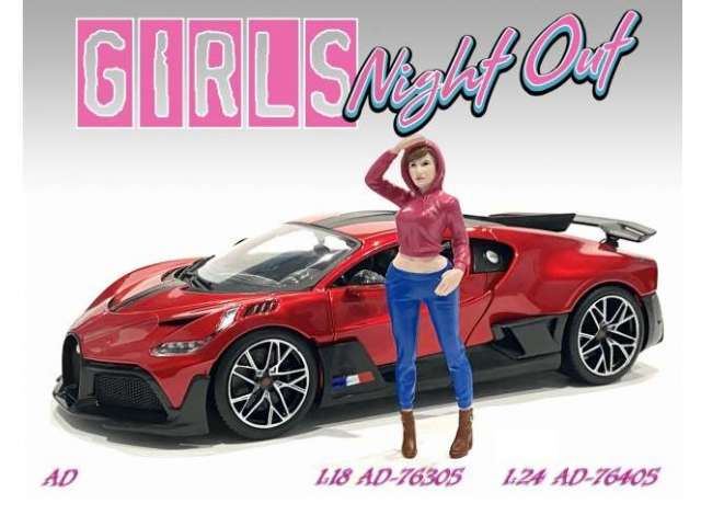 Girls Night Out *Drew* figure 1:24 American Diorama Model