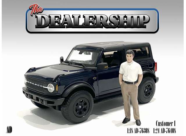 the Dealership *Customer I* 1:24 American Diorama Model