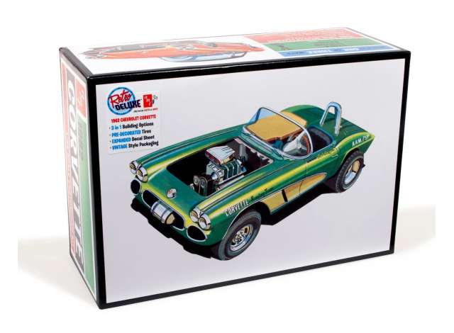1962 Chevrolet Corvette, plastic modelkit 1:25 AMT Model