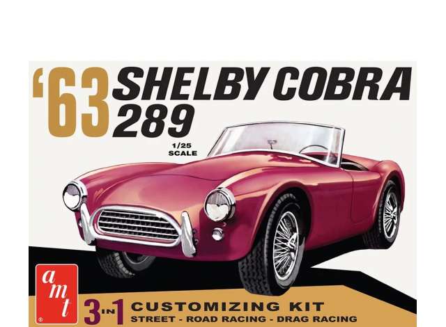 Shelby Cobra 289, plastic modelkit 1:25 AMT Model