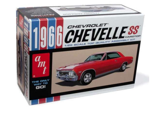 1966 Chevy Chevelle SS, plastic modelkit 1:25 AMT Model
