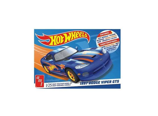 1997 Dodge Viper GTS Snap, plastic modelkit 1:25 AMT Model