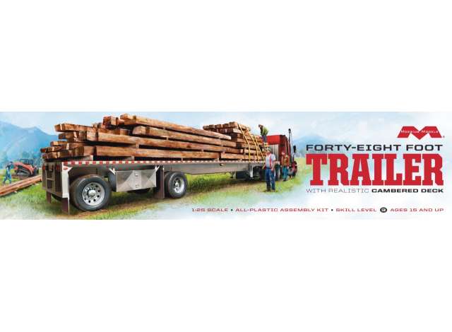 Pre-Order – Cambered 48 Trailer, plastic modelkit 1:25 Moebius Model (moes1304) – ETA. September 2026