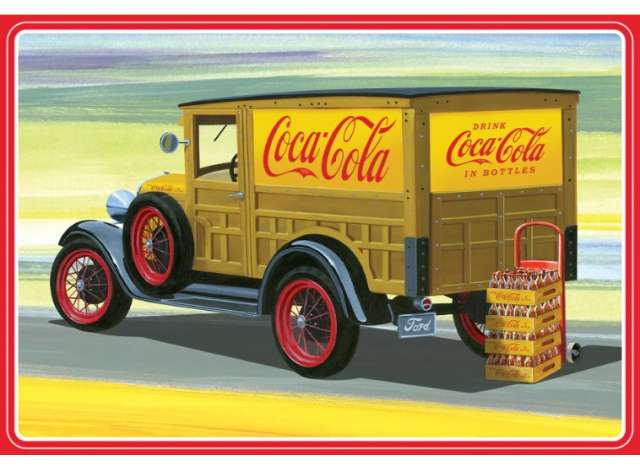 1929 Ford Woody Pickup Coke, plastic modelkit 1:25 AMT Model