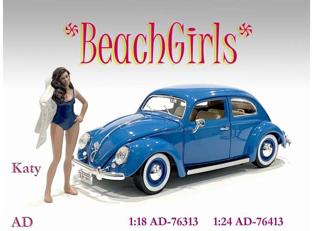Beach Girls *Katy* figure 1:24 American Diorama Model