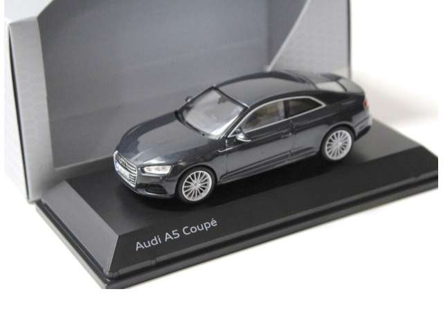2017 Audi A5 Coupe, manhatten grey 1:43 Spark Model