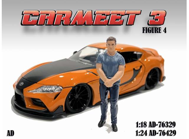 Car Meet III Figure IV 1:24 American Diorama Model