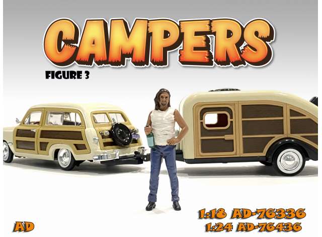 Campers Figure III 1:24 American Diorama Model