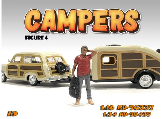 Campers Figure IV 1:24 American Diorama Model